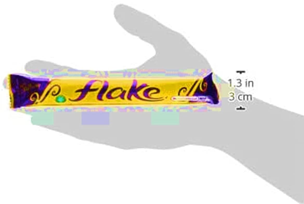 Cadbury Flake Bars | Total 12 bars of British Chocolate Candy - Cadbury Flake