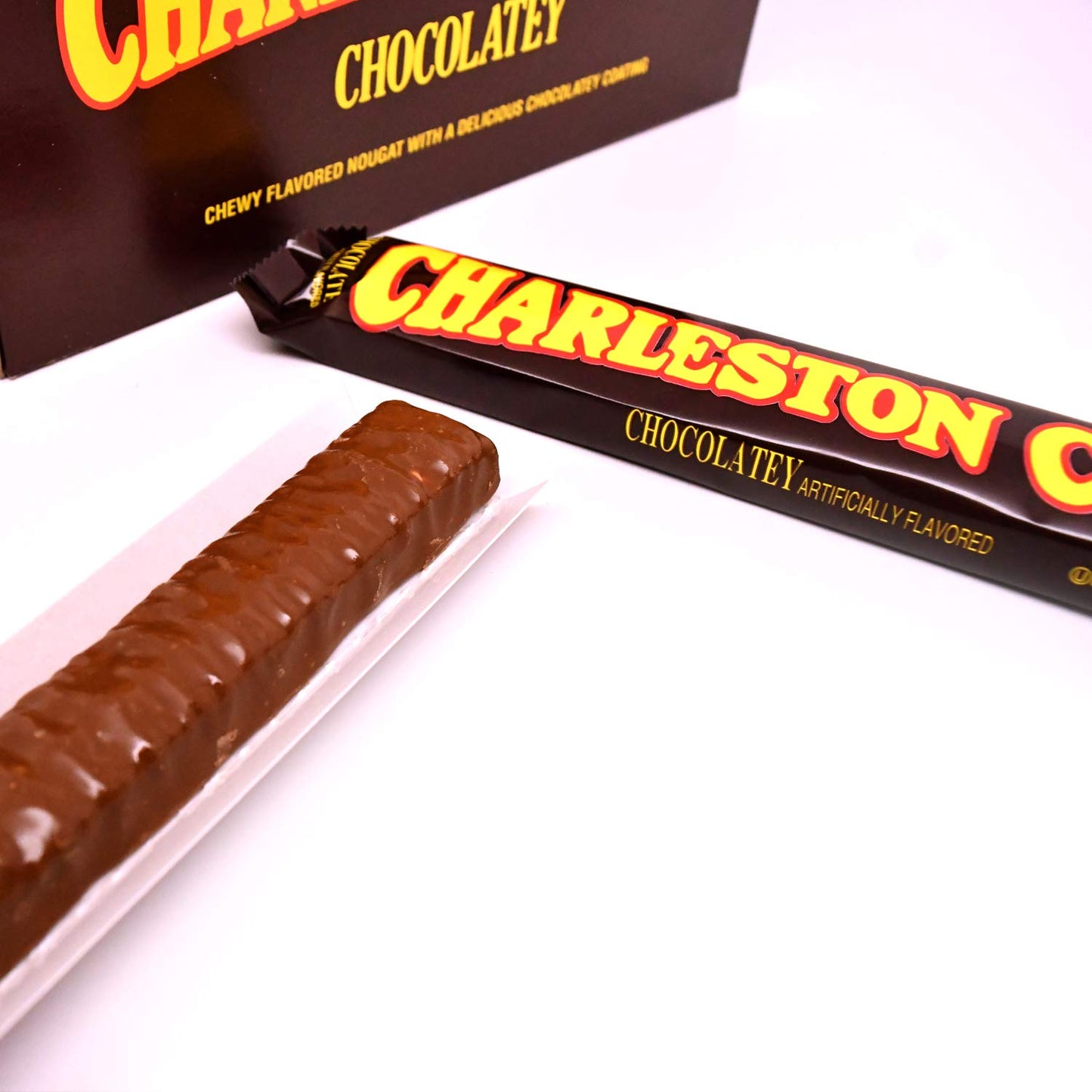 Charleston Chew Chocolate Flavor, Pack of 24 1.87-Oz. Bars