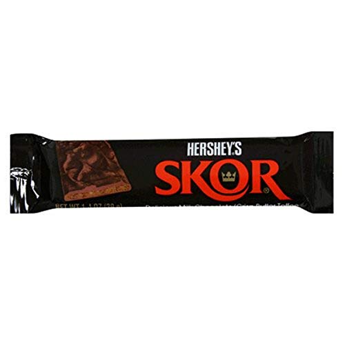 Skor Bar, Milk Chocolate Crisp Butter Toffee, 1.4 Ounce (Pack of 18)