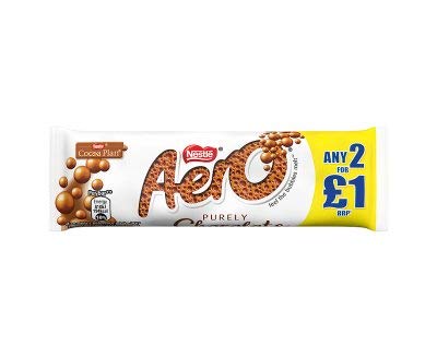 Nestles Aero Bubbly Bar Milk Chocolate 36g (Pack of 24). Imported From The UK England