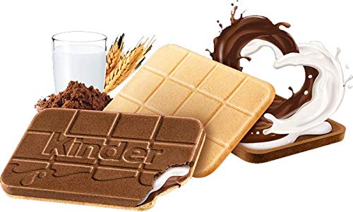 kinder cards chocolate wafers (30 pack of 2)