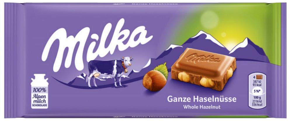 Milka Assorted Chocolates Variety Pack of 8 Bars (Bundle #2)