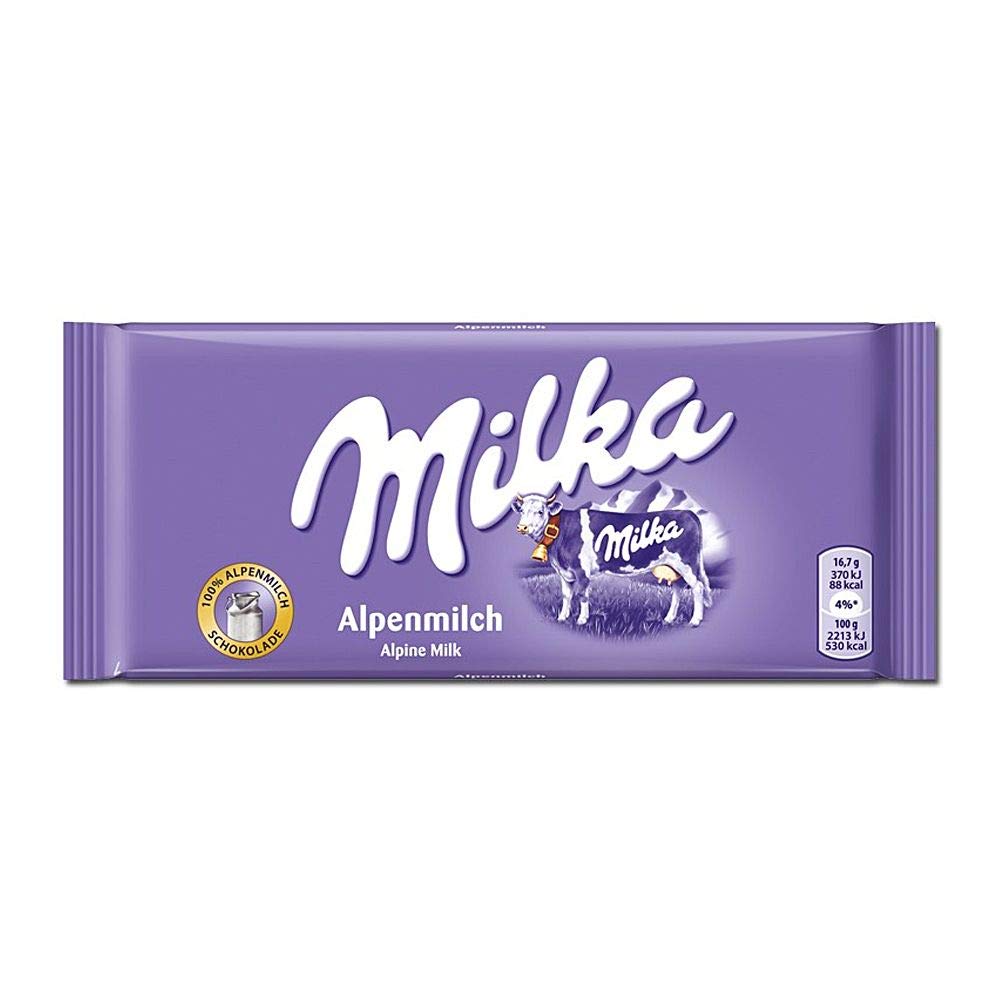 Milka Assorted Chocolates Variety Pack of 8 Bars (Bundle #2)