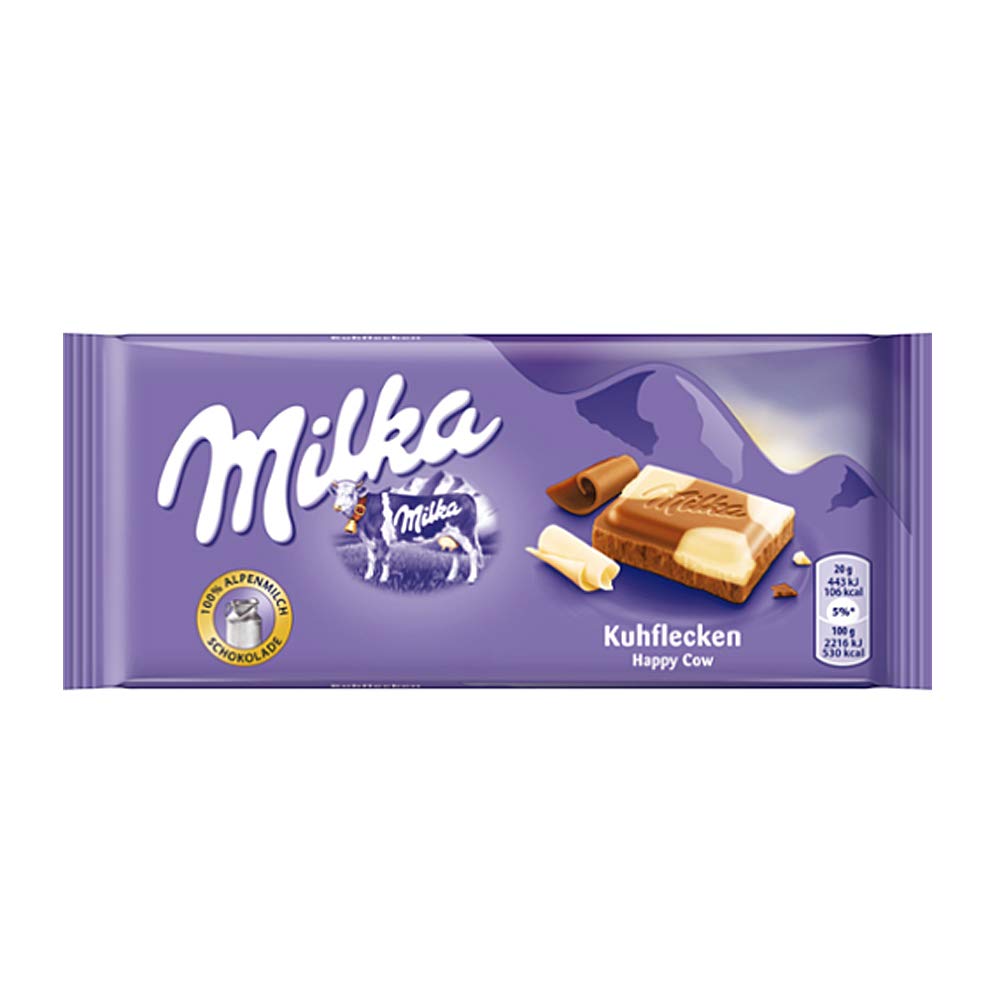 Milka Assorted Chocolates Variety Pack of 8 Bars (Bundle #2)