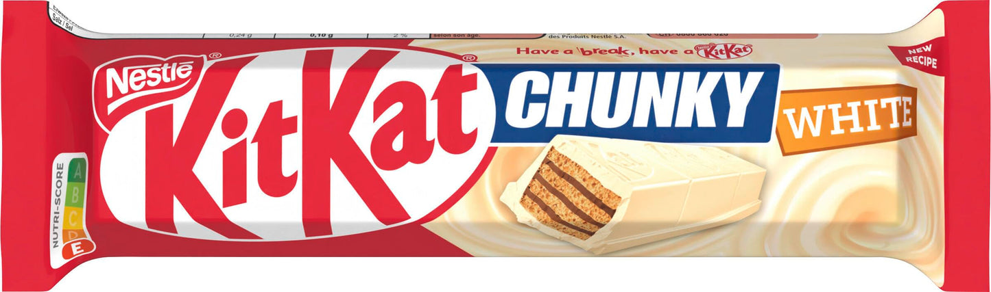 Nestlé KitKat Chunky White 40g (Pack of 24)