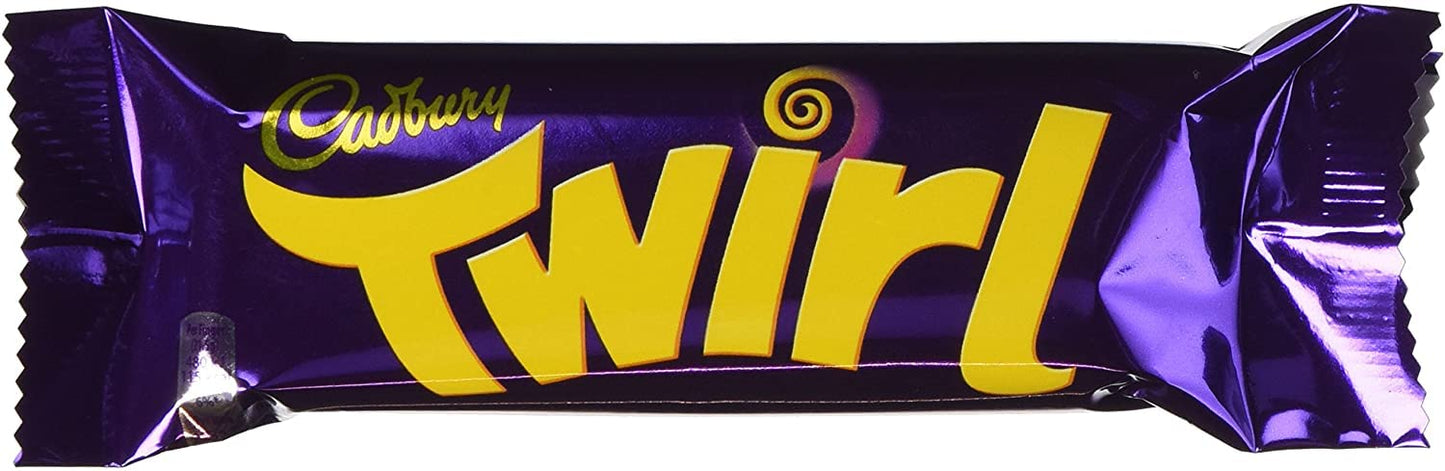 Cadbury Twirl | Total 24 bars of British Chocolate Candy - Cadbury Twirl