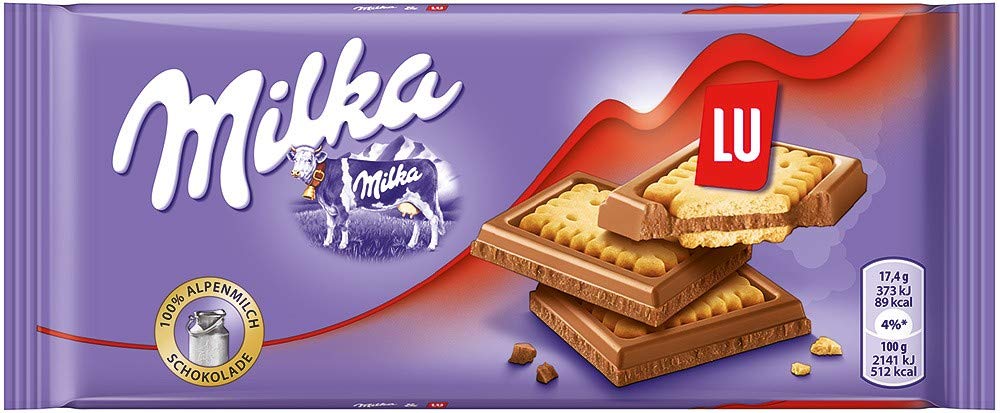 Milka Assorted Chocolates Variety Pack of 8 Bars (Bundle #2)