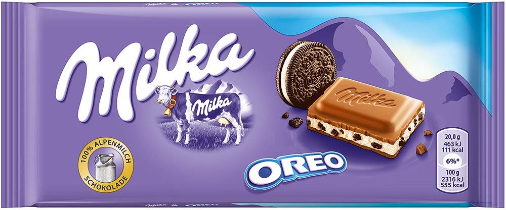 Milka Assorted Chocolates Variety Pack of 8 Bars (Bundle #2)