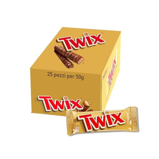 TWIX CHOCOLATE BAR 50G 25 x 50g bars