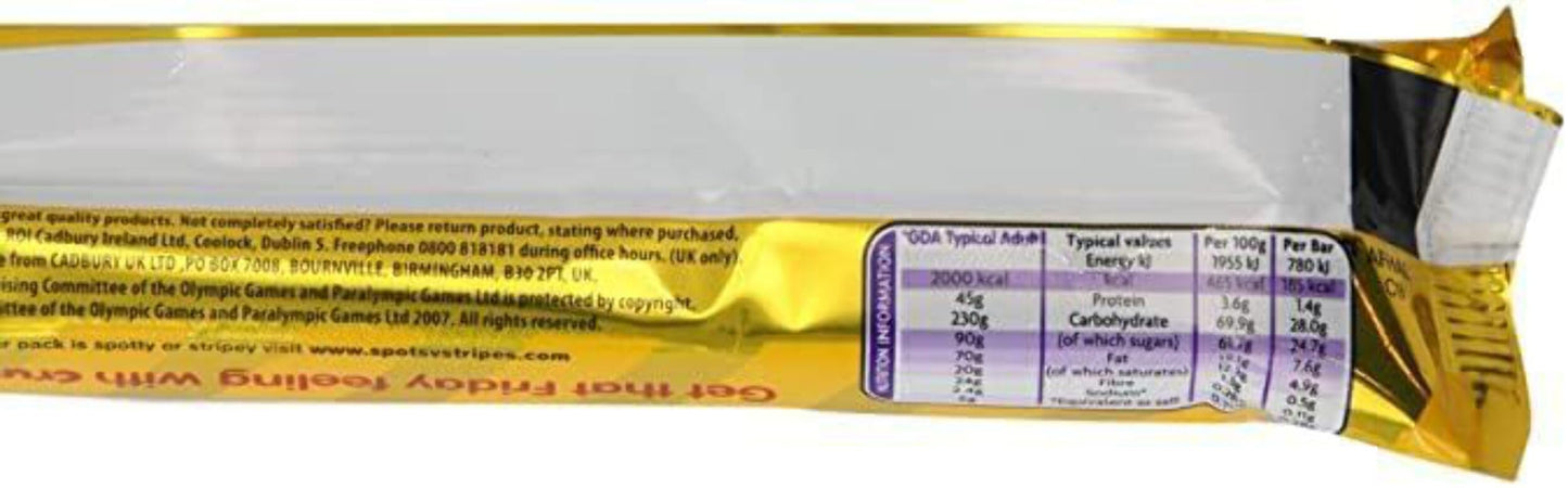 Cadbury Crunchie Chocolate Candy Bars, 4 Count, Imported from Canada