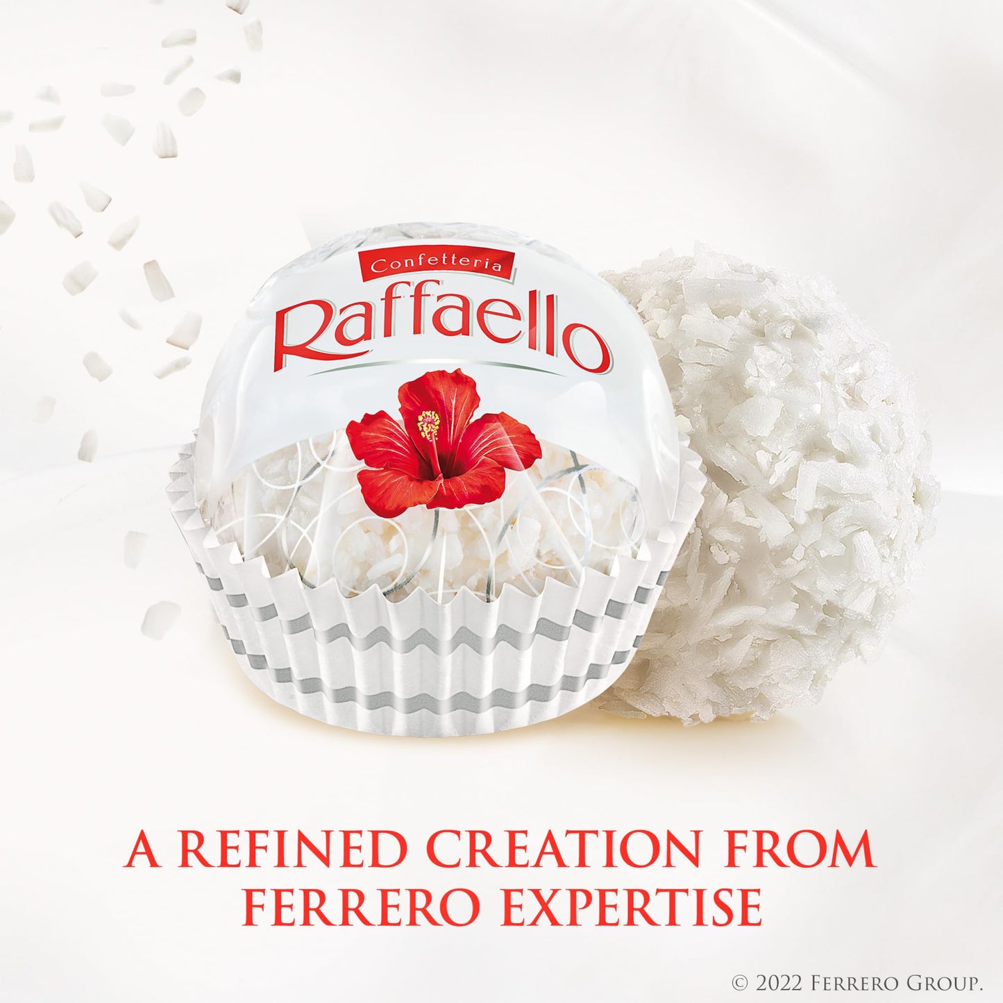 Raffaello, 15 Count, 6 Pack, Premium White Almond, Cream and Coconut, 5.3 oz Each