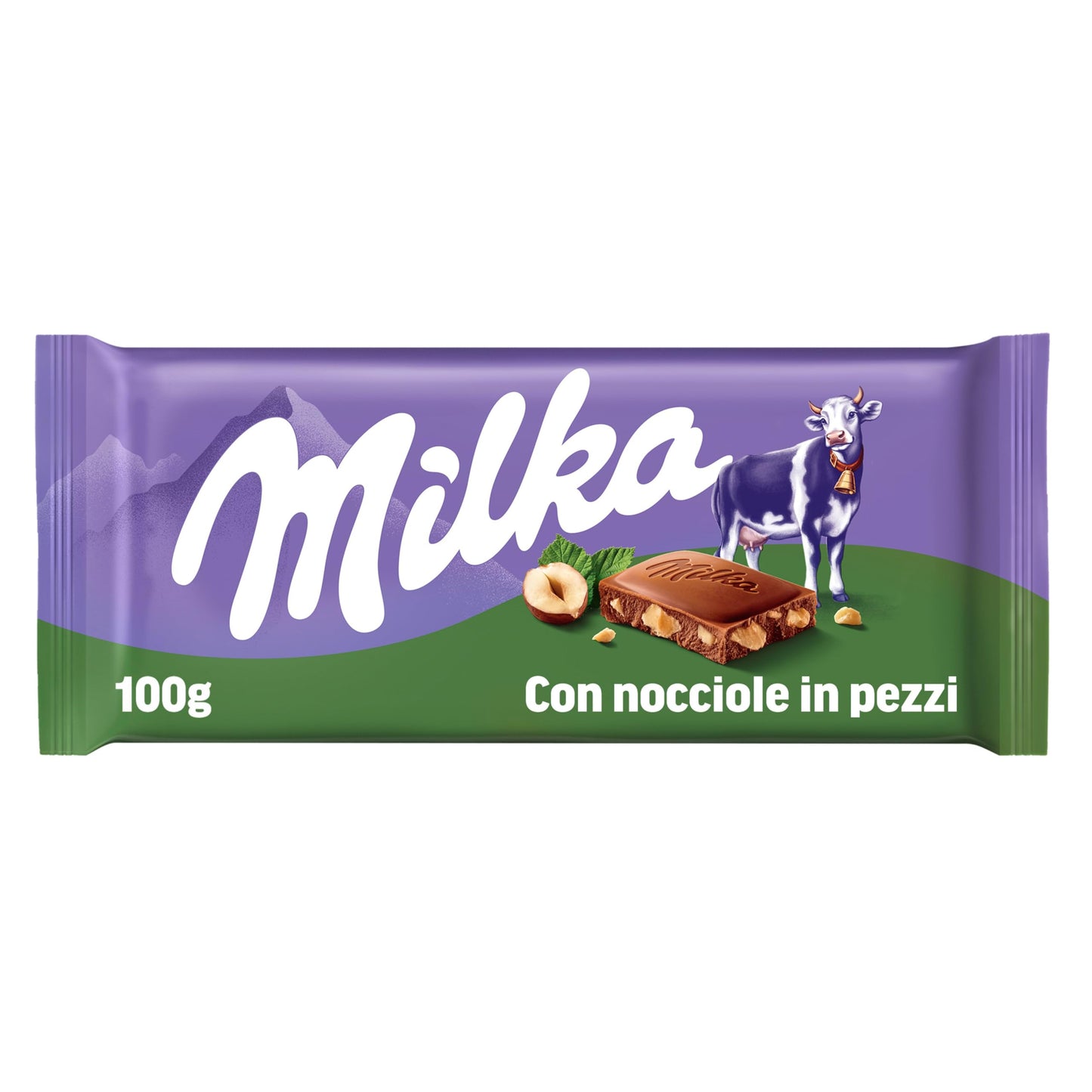 Milka Milk Chocolate with Chopped Hazelnuts (HASELNUSS), 3.52-Ounce Bars (Pack of 20)