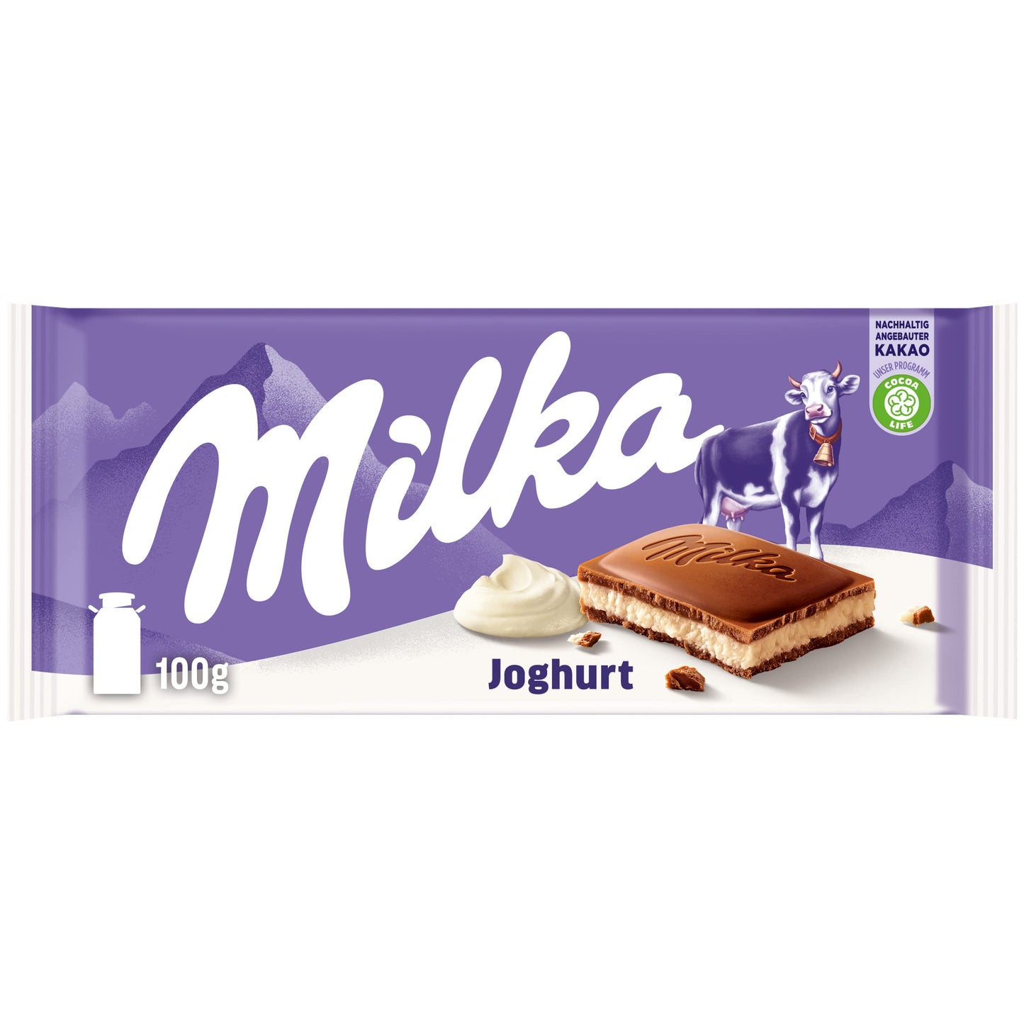 Milka Joghurt Yogurt Chocolate Bar, 3.5 Ounce (Pack of 21)