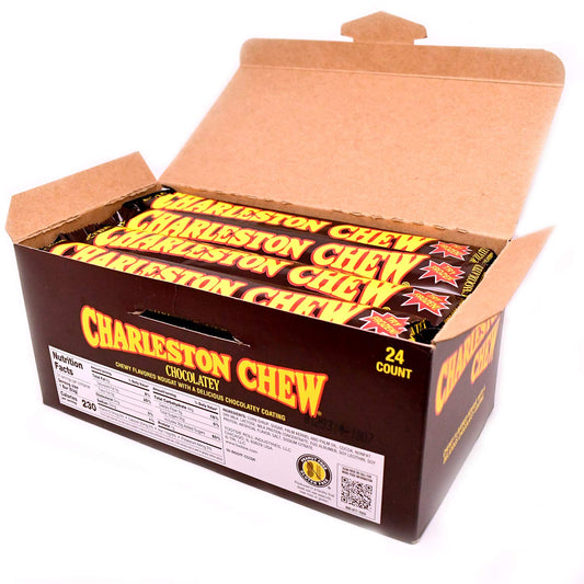 Charleston Chew Chocolate Flavor, Pack of 24 1.87-Oz. Bars