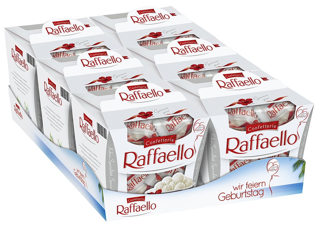 Ferrero Raffaello, 6er Pack (6 x 150 g Packung)