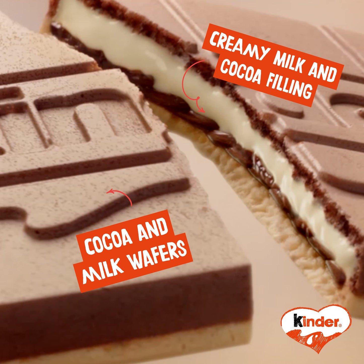 kinder Cards Chocolate Wafers (30 X 2 Cards)