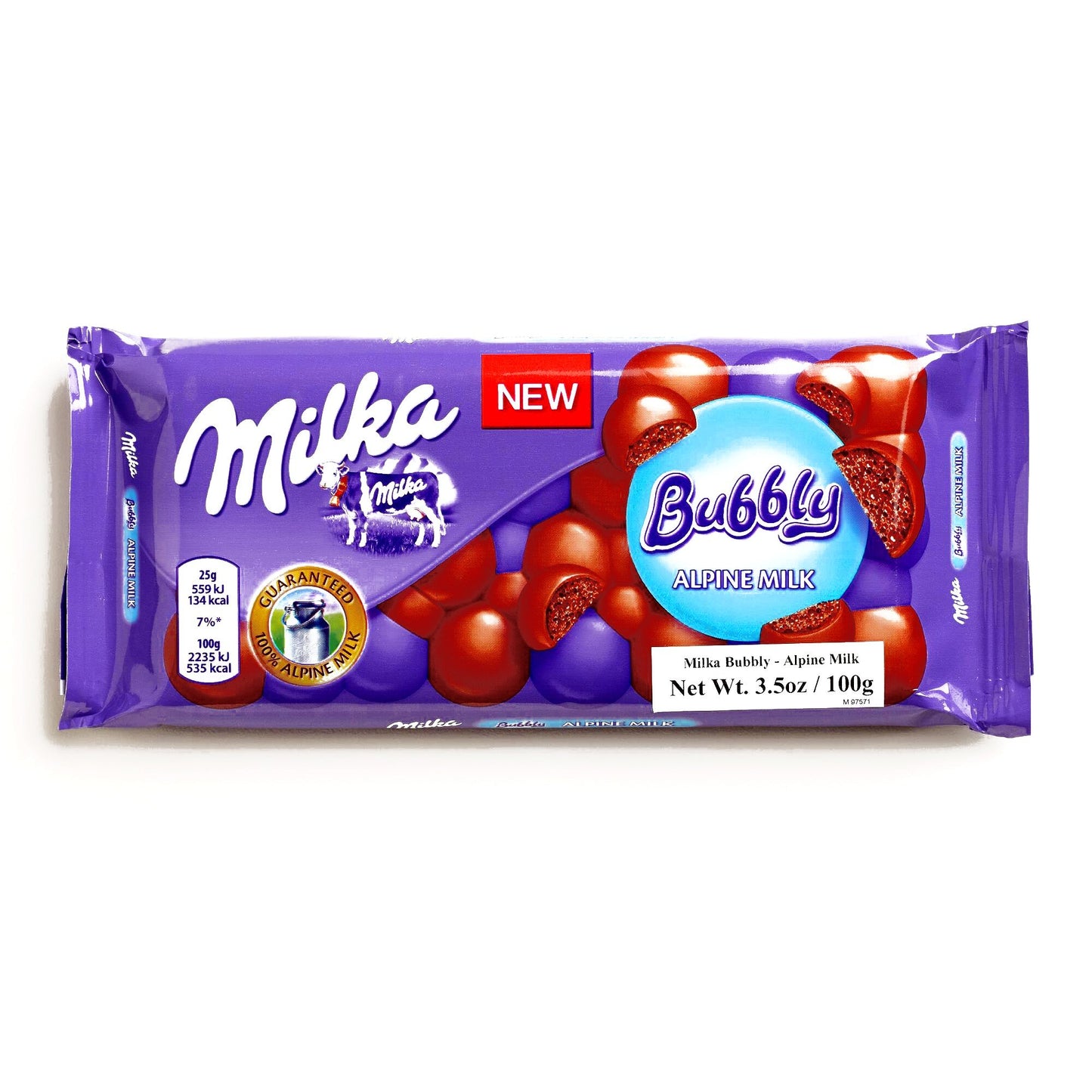 Milka Bubbly Milk Chocolate Bar 3 oz each (4 Items Per Order)