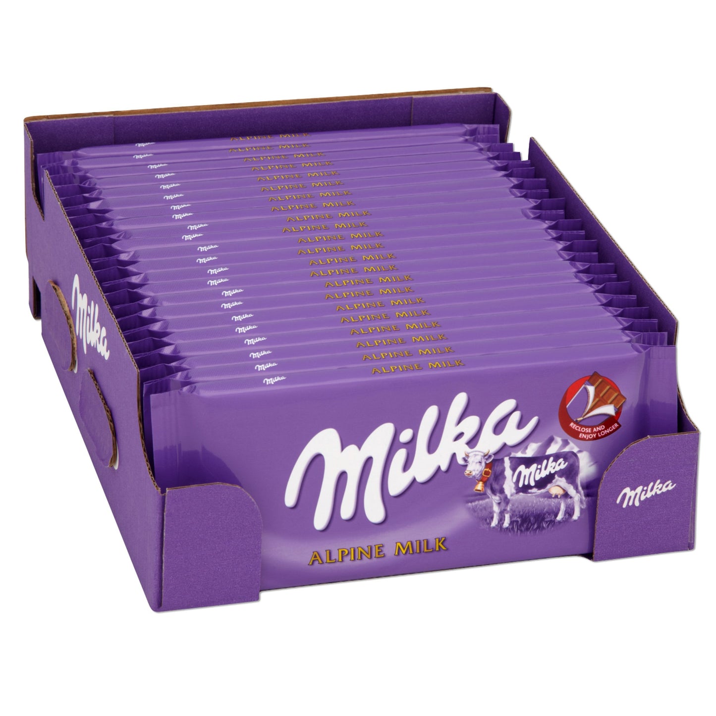 Milka Alpine Milk 100G (Box Of 22)