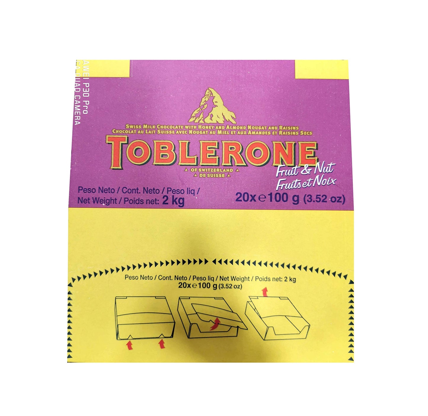 Toblerone CHOCOLATE_CANDY