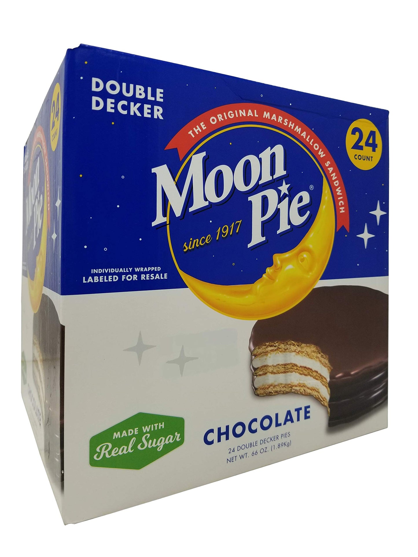 MoonPie Chocolate Double Decker MoonPies (24 Count)